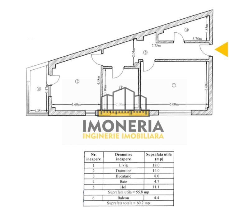 Doua camere, decomandat, parcare, comision 0%, 650 m metrou Mihai Bravu, pet friendly